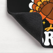 Bruh Funny Thanksgiving Turkey Gobble Boys Girls K マウスパッド (コーナー)