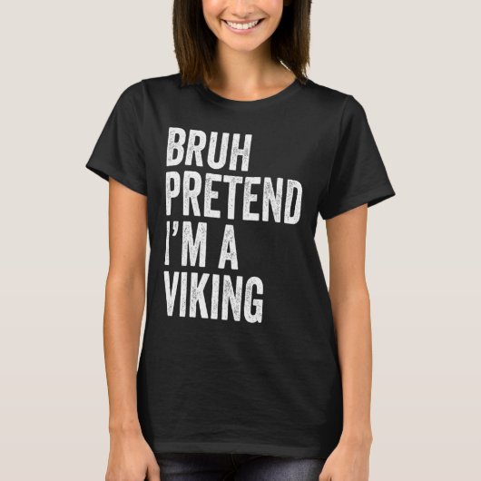 Bruh Furi私はバイキングに合うコスチュームHalloweである Tシャツ (正面)