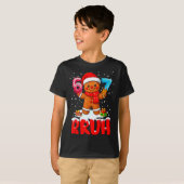 Bruh Gingerbread Six Seven 67 Ice Cream Drip Chris Tシャツ (正面フル)