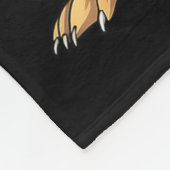 Bruh Groundhog Holding Football Game Day Funny Spo フリースブランケット (角)