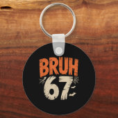 Bruh Halloween 67 Meme  キーホルダー (正面)
