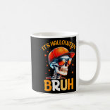 Bruh Halloween Boys Kidsハロウィンスケルトン コーヒーマグカップ