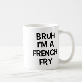 Bruh Iはフライフランスのフだおもしろいけ怠け者ハロウィーン コーヒーマグカップ