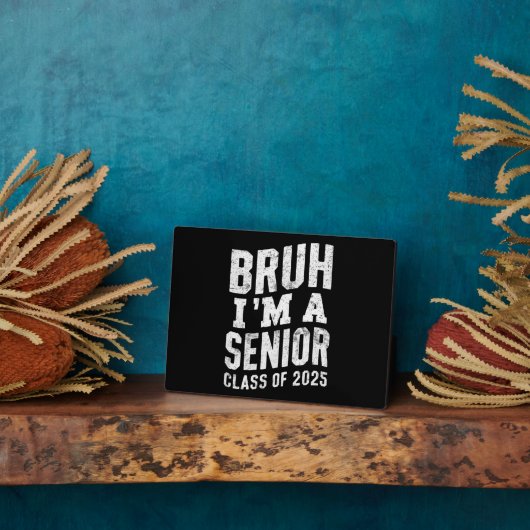 Bruh Iは2025年卒業の上級クラス フォトプラーク (側面)