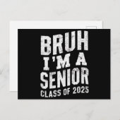 Bruh Iは2025年卒業の上級クラス ポストカード (正面/裏面)