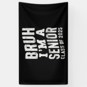 Bruh Iは2025年卒業の上級クラス 横断幕 (縦)