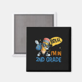 Bruh I'mの2年生チーム2年生バックT マグネット (正面/裏面)