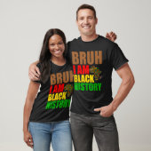 Bruh I Am Black History Month Men Teens Boys Afric Tシャツ (ユニセックス)
