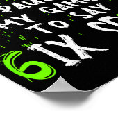 Bruh I Paused My Game To Say Six Seven Funny 67 Ga ポスター (角)