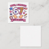 Bruh I survived 67 days of school ノートカード (正面/裏面)