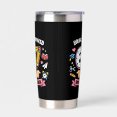 Bruh I survived 67 days of school 保温保冷タンブラー (左面)