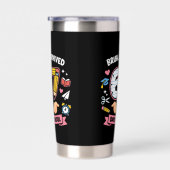 Bruh I survived 67 days of school 保温保冷タンブラー (右面)