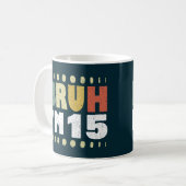 Bruh I'm 15誕生日ガールおもしろいボーイ コーヒーマグカップ (正面左)