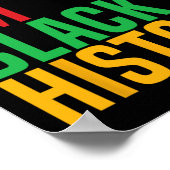 Bruh I'm Black History Month Black Teens Boys Kids ポスター (角)