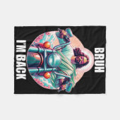 Bruh I'm Byck Jesus おもしろい Easter Ressurection Chri フリースブランケット (正面(横))