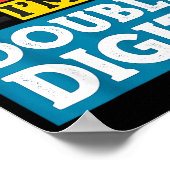 Bruh I'm Double Digits 10th Birthday 10 Year Old B ポスター (角)