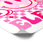 Bruh I'm Eleven 11 11th Birthday Girls Groovy 11 Y ポスター (角)