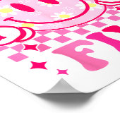 Bruh I'm Five 5 5th Birthday Girls Groovy 5 Years  ポスター (角)