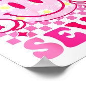 Bruh I'm Seven 7 7th Birthday Girls Groovy 7 Years ポスター (角)