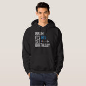 Bruh It彼の最初の誕生日キングハッピークラウンOMG Pr パーカ (正面フル)