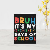 Bruh Its学校の私の100の日100日の公式M カード (黄色い花)