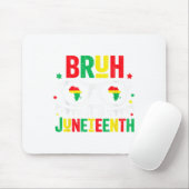 Bruh Its Juneech Freedom 1865年6月19日アフリカ マウスパッド (マウス)