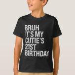 Bruh It's Myかわいこちゃん21th Birthday Happy Lover Cro Tシャツ<br><div class="desc">Bruh It's Myかわいこちゃん21th Birthday Happy Lover Crown おもしろい</div>