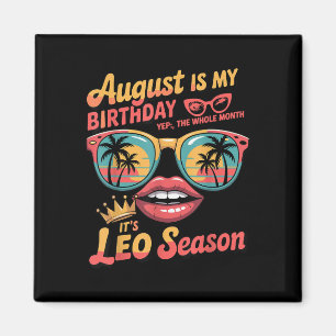 Bruh Its My誕生日It's Leo Season,Leo Zodia マグネット