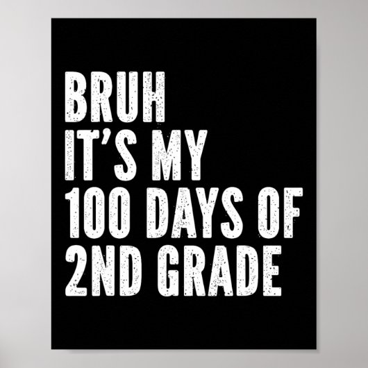 Bruh Its My 100日の2年生先生100日 ポスター (正面)
