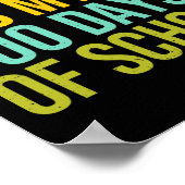 Bruh It's My 100 School Sungles Kids Boy G ポスター (角)