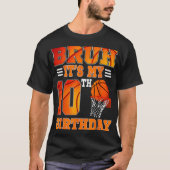 Bruh Its My 10th Birthday Basketball Theme 10 Year Tシャツ (正面)