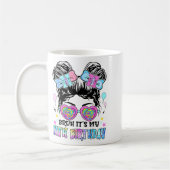 Bruh It's My 11th Birthday 11 Years Old For Girl T コーヒーマグカップ (左)