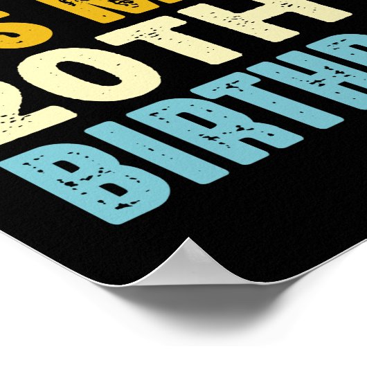 Bruh It's My 20誕生日女性男性おもしろい ポスター (角)