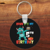 Bruh It's My 5誕生日ハロウィーンモンスターダブパ キーホルダー (正面)