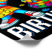 Bruh Its My Birthday Master Builder Dabbing Blocks ポスター (角)