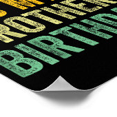 Bruh It's My Brother's Birthday Funny Bday Sister  ポスター (角)