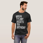 Bruh It's My Niece's 8誕生日OMGプリンセスCro Tシャツ (正面フル)