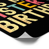 Bruh It's My Sister's Birthday Funny Birthday Brot ポスター (角)