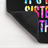 Bruh Its My Sisters Birthday Tie-dye Birthday Sist マウスパッド (コーナー)