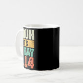 Bruh It's Pi Day 3.14 Pi Number数学先生Pi Da コーヒーマグカップ (正面左)