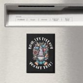 Bruh it's test day you got this funny school motiv マグネット (インサイチュ (食洗機))