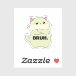 Bruh Kitty Sticker シール