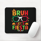 Bruh Let's Fiesta Cinco De Mayoメキシコパーティーメンズ マウスパッド (マウス)