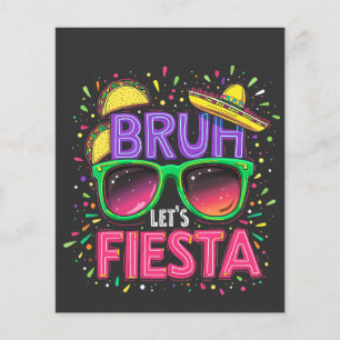 Bruh, Let's Fiesta Cinco De Mayo Mexican Culture チラシ