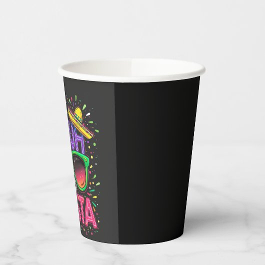 Bruh, Let's Fiesta Cinco De Mayo Mexican Culture 紙コップ (左)