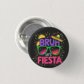 Bruh, Let's Fiesta Cinco De Mayo Mexican Culture 缶バッジ (正面&裏面)