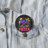 Bruh, Let's Fiesta Cinco De Mayo Mexican Culture 缶バッジ (インサイチュ)