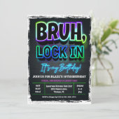Bruh Lock In 誕生日 招待状 (スタンド正面)