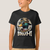 Bruh Mallard Duck Funny Duck Hunting Humor Tシャツ (正面)