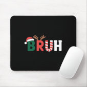 Bruh Meme クリスマス マウスパッド (マウス)
